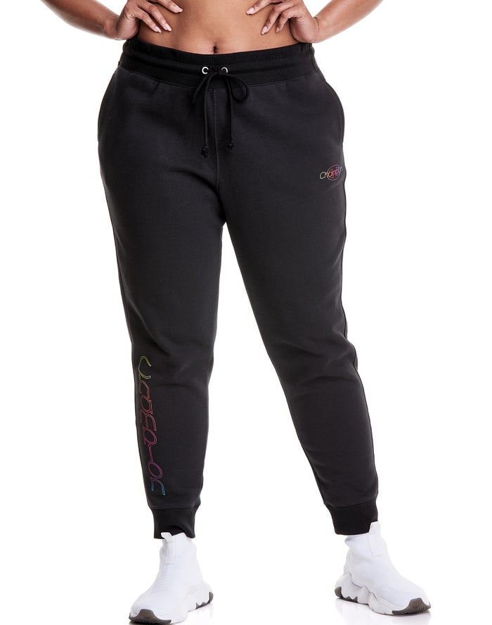 Champion Plus Reverse Weave Kadın Joggers Siyah ( RDBHIV527 )